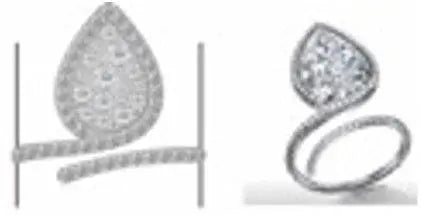 Sterling Silver Semi Mount Ring Setting Round RD 3x3mm - Syzjewelry