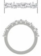 Sterling Silver Semi Mount Ring Setting Oval OV 4X3mm - Syzjewelry