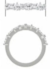 Sterling Silver Semi Mount Ring Setting Oval OV 4X3mm - Syzjewelry