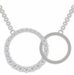 Sterling Silver Semi Mount Pendant Setting Round RD 3x3mm - Syzjewelry