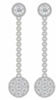 Sterling Silver Semi Mount Earrings Setting Round RD 3.5mm