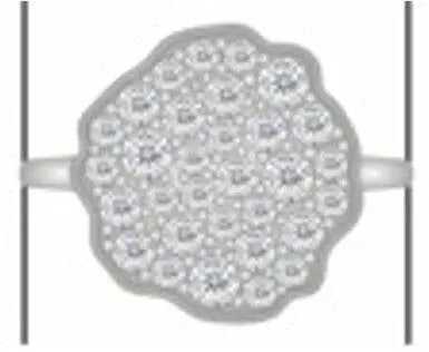 Sterling Silver Semi Mount Ring Setting Round RD 3x3mm - Syzjewelry