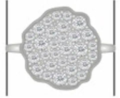 Sterling Silver Semi Mount Ring Setting Round RD 3x3mm - Syzjewelry