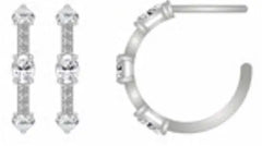 Sterling Silver Semi Mount Earrings Setting Oval OV 4X3mm - Syzjewelry