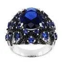 Sterling Silver Semi Mount Ring Setting Oval OV 12X10mm - Syzjewelry