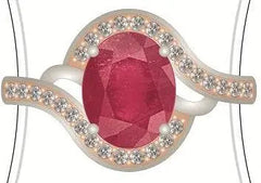 Sterling Silver Semi Mount Ring Setting Oval OV 9x7mm - Syzjewelry