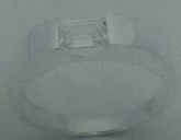 Sterling Silver Semi Mount Ring Setting Princess SQ 5x5mm - Syzjewelry