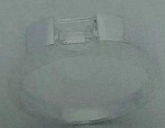 Sterling Silver Semi Mount Ring Setting Princess SQ 5x5mm - Syzjewelry