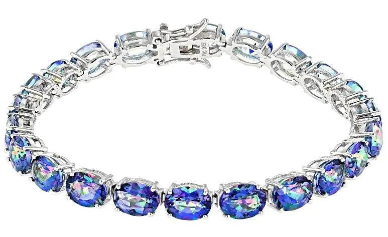 Sterling Silver Semi Mount Bracelet Setting Oval OV 8X6mm - Syzjewelry