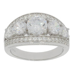 Sterling Silver Semi Mount Ring Setting Round RD 7x7mm - Syzjewelry