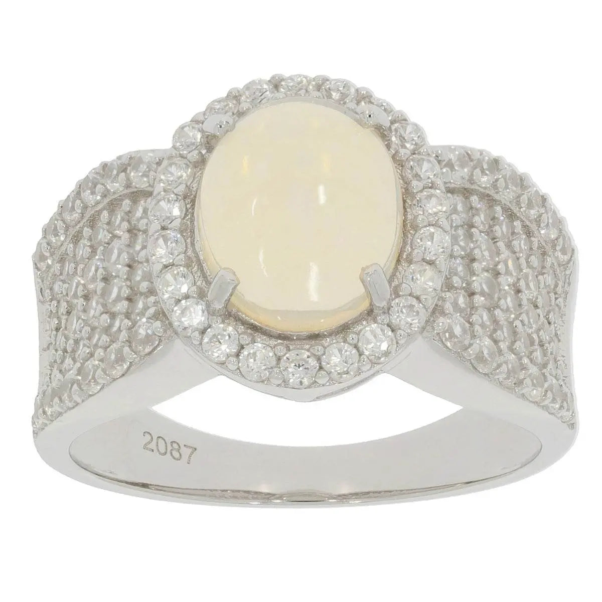 Sterling Silver Semi Mount Ring Setting Oval OV 10X8mm - Syzjewelry