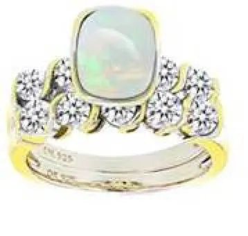 Sterling Silver Semi Mount Ring Setting Cushion CU 8X6mm - Syzjewelry