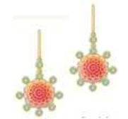 Sterling Silver Semi Mount Earrings Setting Round RD 10.0mm