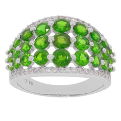 Sterling Silver Semi Mount Ring Setting Round RD 4x4mm - Syzjewelry