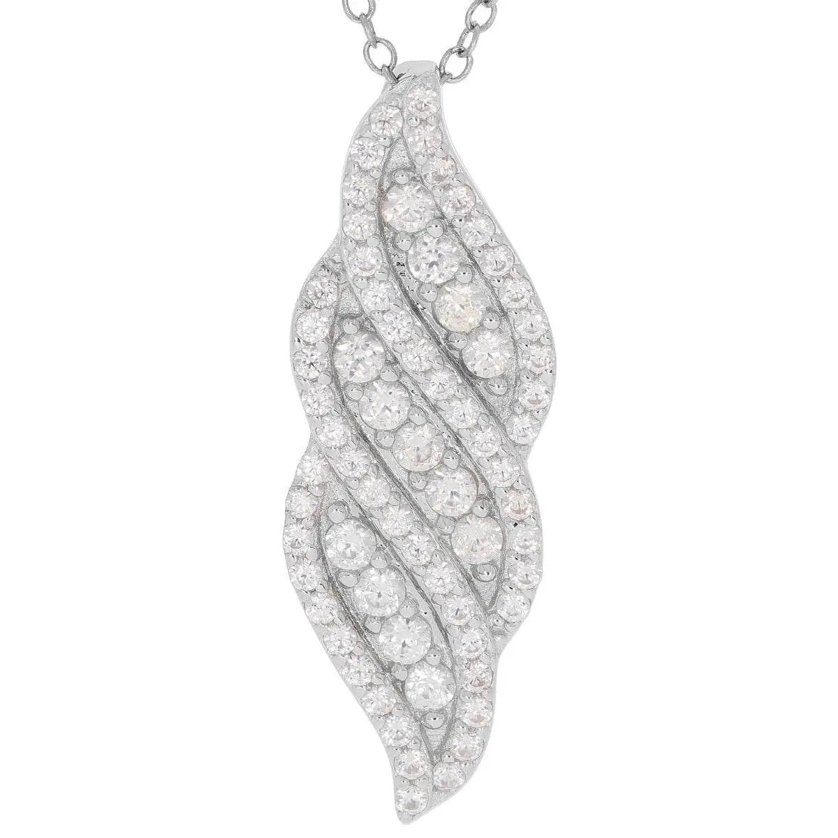 Sterling Silver Semi Mount Pendant Setting Round RD 2x2mm - Syzjewelry