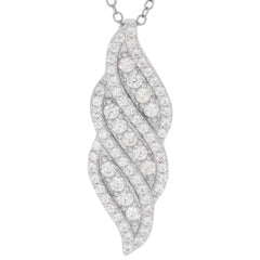 Sterling Silver Semi Mount Pendant Setting Round RD 2x2mm - Syzjewelry