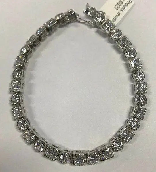 Sterling Silver Semi Mount Bracelet Setting Round RD 4.5mm - Syzjewelry