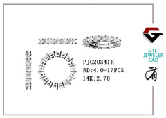 Sterling Silver Semi Mount Ring Setting Round RD 4x4mm - Syzjewelry