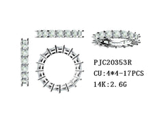 Sterling Silver Semi Mount Ring Setting Cushion CU 4X4mm - Syzjewelry