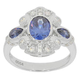 Sterling Silver Semi Mount Ring Setting Oval OV 8X6mm - Syzjewelry