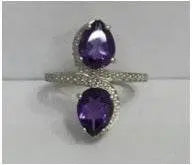 Sterling Silver Semi Mount Ring Setting Pear PE 10X7mm - Syzjewelry