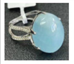 Sterling Silver Semi Mount Ring Setting Oval OV 23X18mm - Syzjewelry