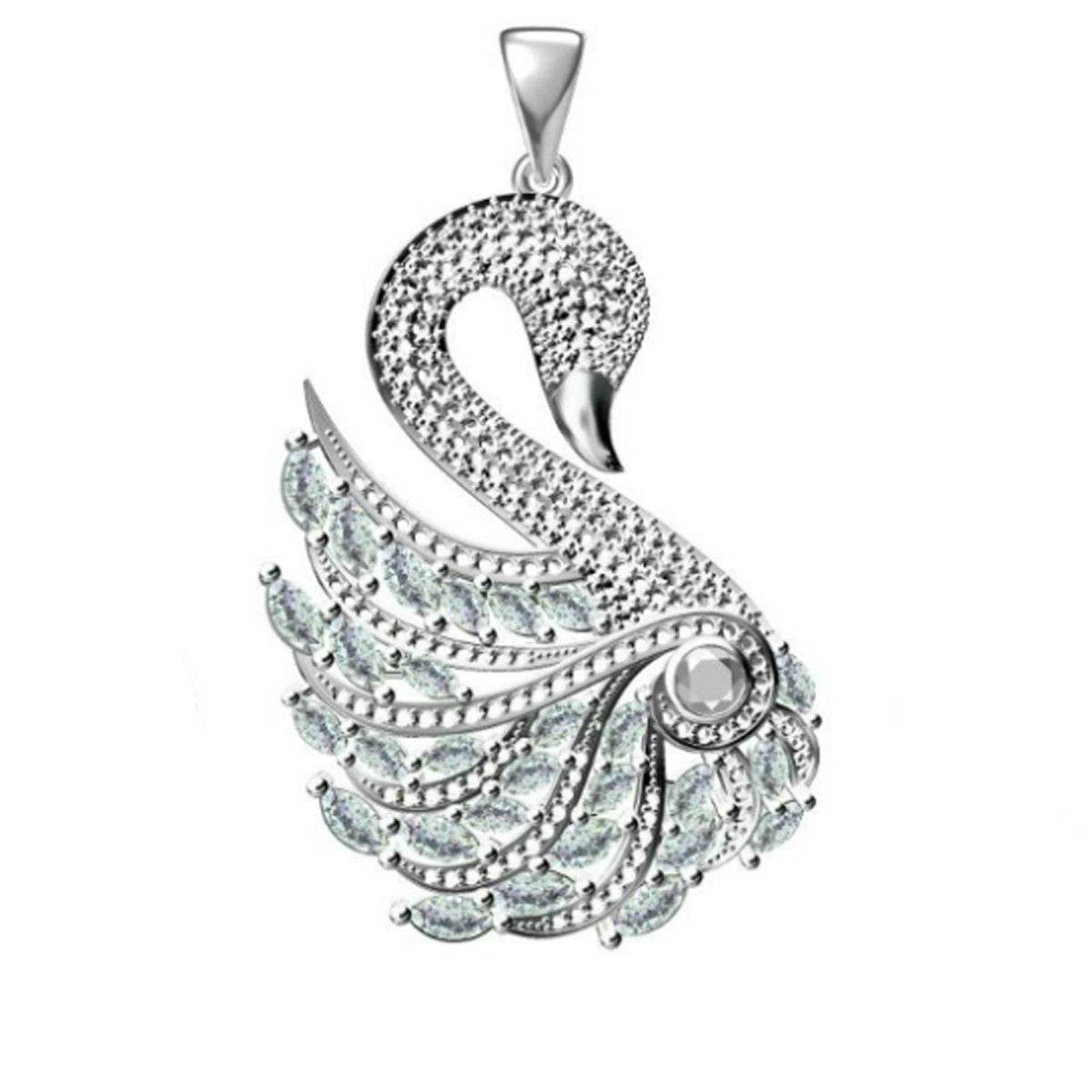 Sterling Silver Semi Mount Pendant Setting Marquise MQ 5X2.5mm - Syzjewelry
