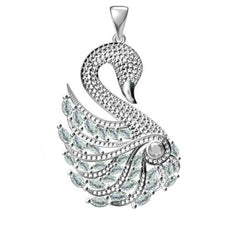Sterling Silver Semi Mount Pendant Setting Marquise MQ 5X2.5mm - Syzjewelry