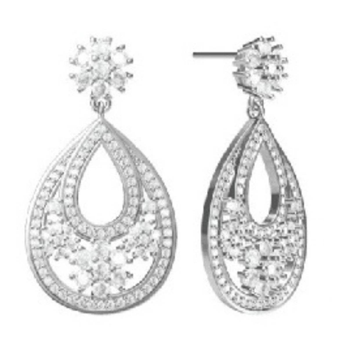 Sterling Silver Semi Mount Earrings Setting Round RD 2.5mm - Syzjewelry