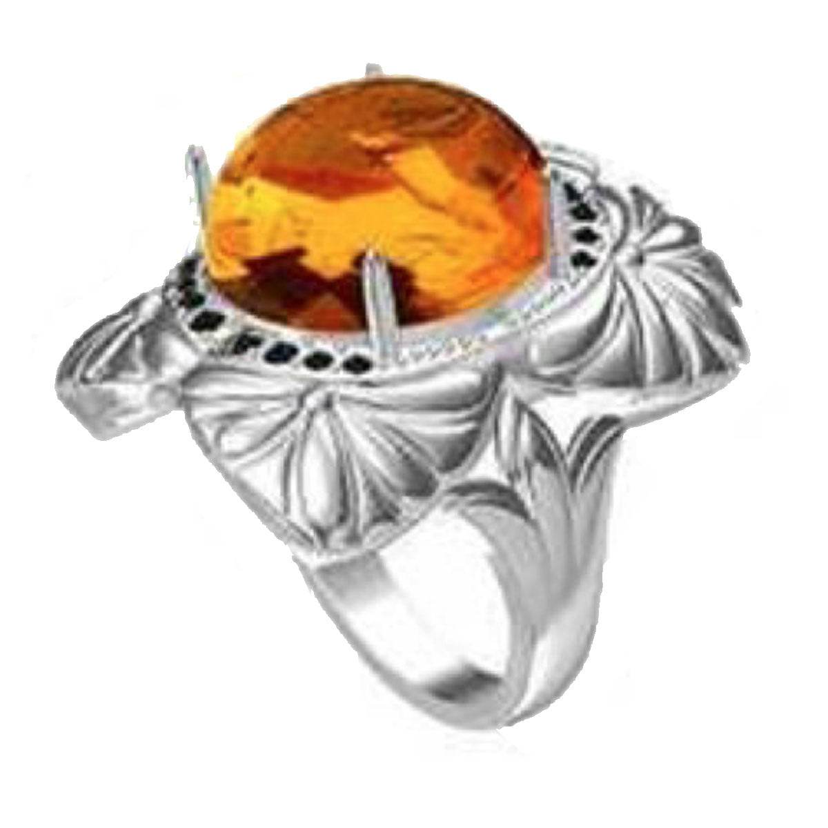 Sterling Silver Semi Mount Ring Setting Round RD 15x5mm - Syzjewelry