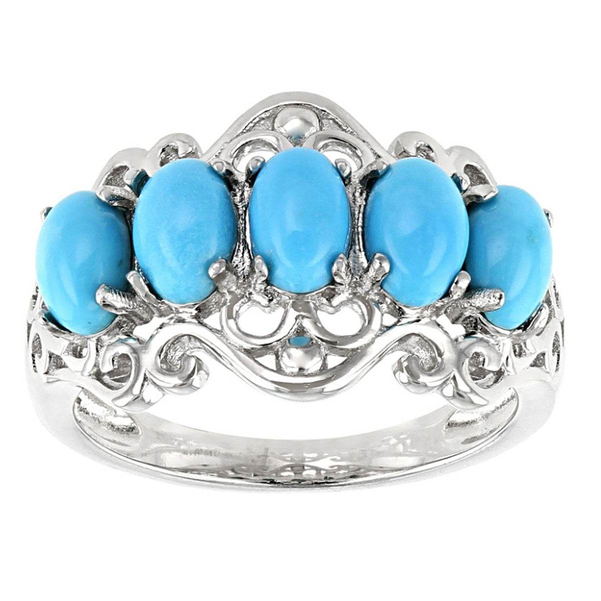 Sterling Silver Semi Mount Ring Setting Oval OV 6X4mm - Syzjewelry