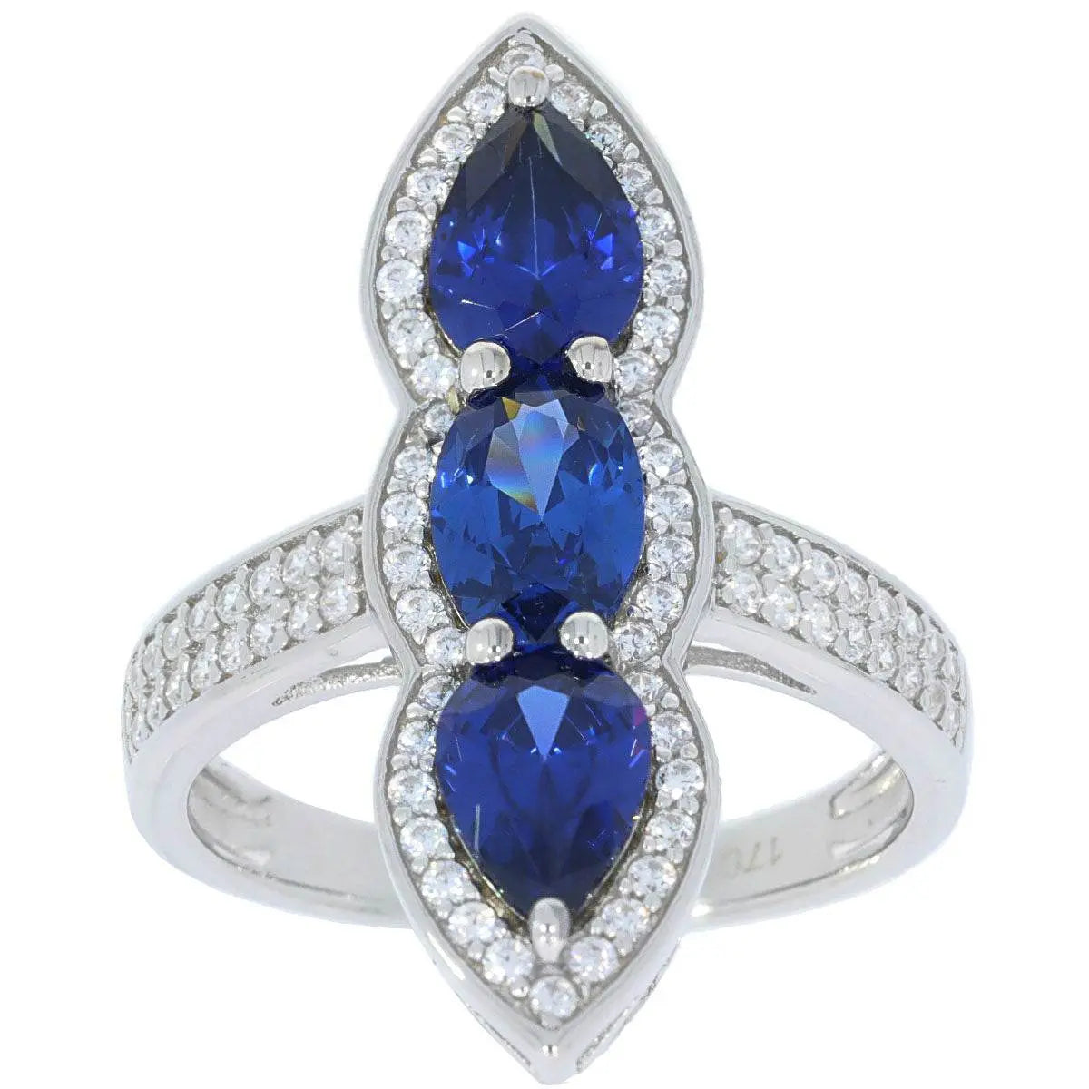 Sterling Silver Semi Mount Ring Setting Oval OV 7X5mm - Syzjewelry