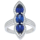 Sterling Silver Semi Mount Ring Setting Oval OV 7X5mm - Syzjewelry