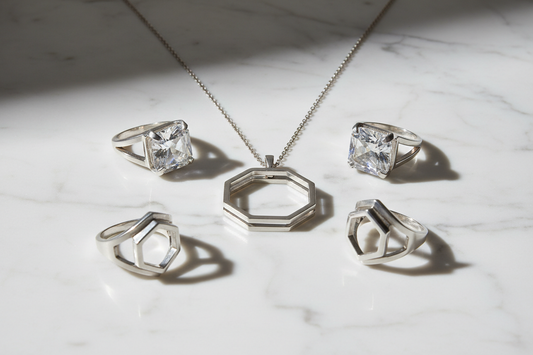 Modern Geometry: Why Hexagon and Architectural Settings are Trending in 2026 Syzjewelry