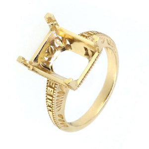 Art Deco / Art Nouveau Ring Settings - Syzjewelry