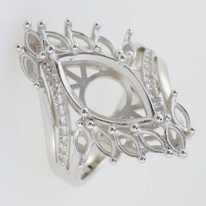marquise ring settings without stones - Syzjewelry