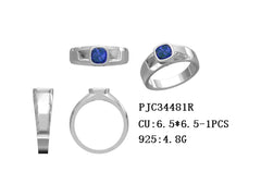Sterling Silver Semi Mount Ring Setting Cushion CU 6.5x6.5mm Bezel Syzjewelry