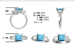 Jewelry Wax Semi Mount Ring Setting Round RD Center主石mm