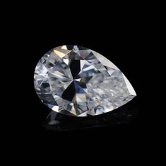 4 Carat Pear Cut PE 12x8mm Loose Moissanite Stone D Color VVS Pass Diamond Test - Syzjewelry