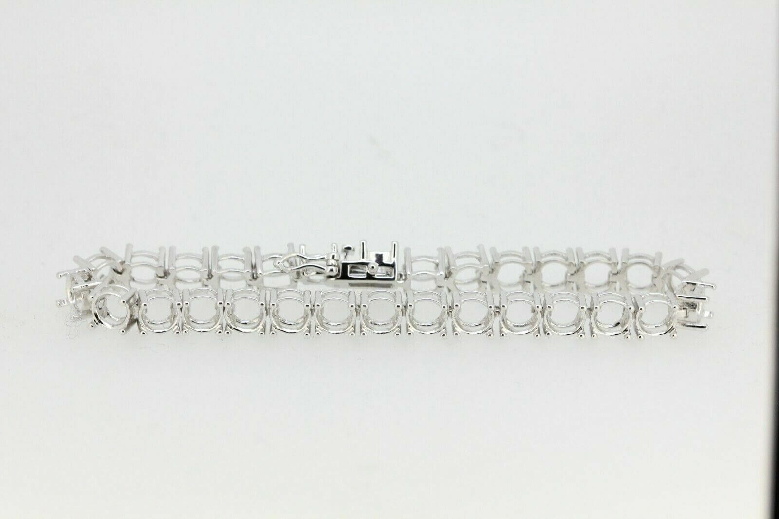 Sterling Silver Semi Mount Ring Setting Oval OV 9x7mm PJC4798R-1