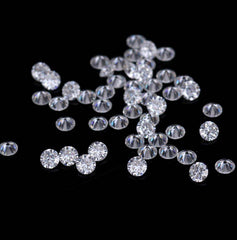 1 CT lot Moissanite D Color Facet Round RD 2.5 mm 17 Pieces - Syzjewelry