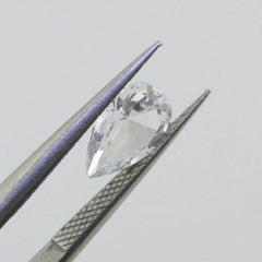 2 Carat Pear PE 10x7mm Loose Moissanite Stone White D Color VVS1 Certificate Moi - Syzjewelry
