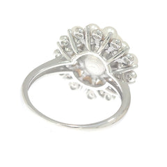 Anillo de plata de ley con montaje semi redondo RD 10x10mm 3x3mm 1x1mm