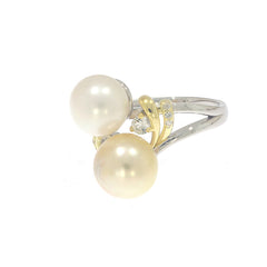 Anel de Prata Esterlina Semi Montagem Redondo RD 3x3 1x1mm Pérola