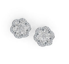 Sterling Silver Semi Mount Earrings Setting Pear PE 4X3mm DHJ