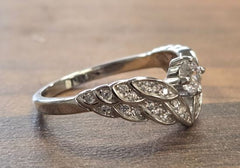Sterling Silver Semi Mount Ring Setting Round RD 4mm with CZ Accents Syz Jewelry