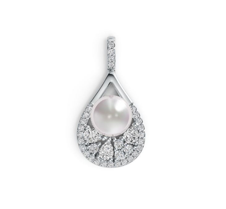 Sterling Silver Semi Mount Pendant Setting Round RD 8.5mm DHJ