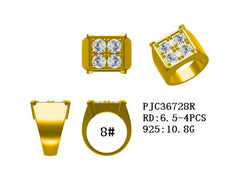 Sterling Silver Semi Mount Ring Setting Round RD 6.5X6.5MM Syzjewelry