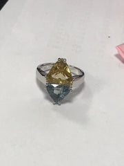 Custom Sterling Silver Semi Mount Ring Setting TR 10.5x10.5mm TR 10.5x7.9mm Syzjewelry