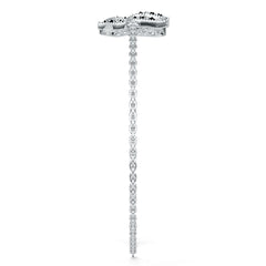 Sterling Silver Semi Mount Bracelet Setting Round RD 1.5mm DHJ
